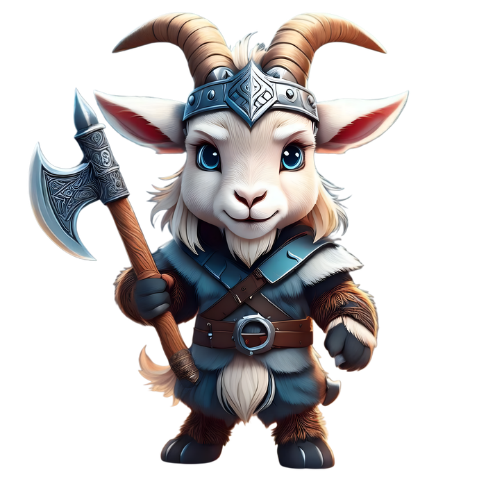 Heidrun, the mythic viking goat
